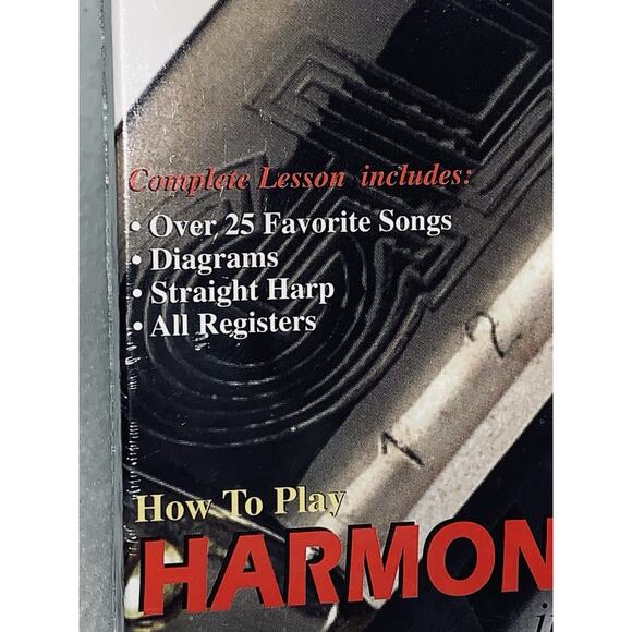 How to Play Harmonica Instantly VHS 1999 You Don't Have to Read Music Video NEW - Picture 2 of 7